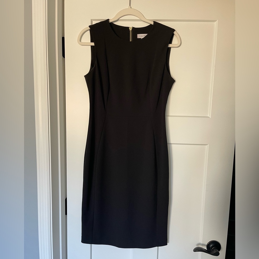 Calvin Klein Black Sleeveless Dress